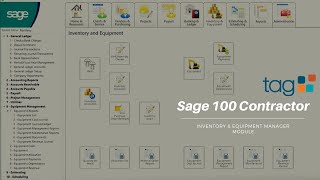 Overview: Inventory & Equipment Manager Module in Sage 100 Contractor