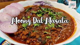 Green Moong Dal Masala In Cooker - Moong Dal Curry - Green Gram Recipe