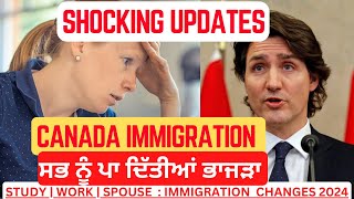 Canada Immigration Update : Shocking Changes to Study, Work, and Spouse Visas for 2024