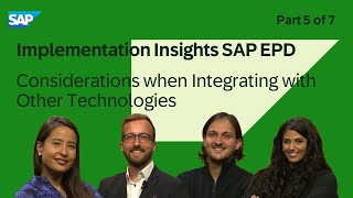 Implementation Insights for SAP EPD Part 5 | Integration & Data Migration