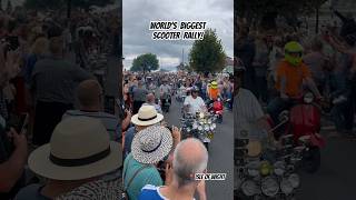 The ride-out at the Isle of Wight Scooter Rally, the world’s biggest! 🛵💨