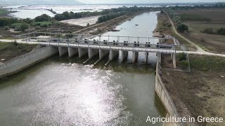 φράγμα Γυρτώνης έτοιμο (χωρίς φερτά υλικά)για την νέα κακοκαιρία 26/09/2023