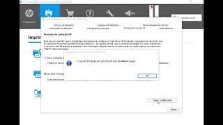 como desativar proteção de cartuchos impressoras HP
