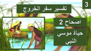 تفسير سفر الخروج اصحاح 2 نجاة موسي من الموت وقتله للمصري وهربه