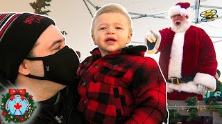 Santa & Holiday Fireworks with the Kids!  Heritage Days Christmas Event - Vlogmas!