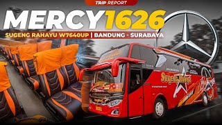 TAXI MERAH MERCY MAKIN BERSENSASI 😍 | Trip Report Sugeng Rahayu W7640UP Merrcy 1626 (Bandung - Solo)