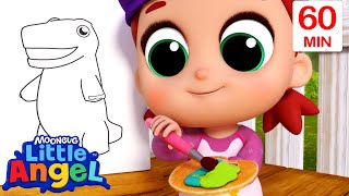 Color Mixing Magic | Colorful Little Angel Sing Along Nursery Rhymes