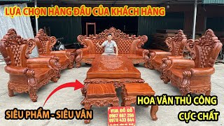 10/10 Khách hàng đều chọn lựa bộ bàn ghế phòng khách này I 0967 667 266