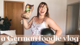 A GERMAN FOOD VLOG | Germany grocery haul, making a Half Baked Harvest recipe | Canadian in Germany