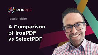 A Comparison of IronPDF vs SelectPDF