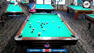 Runal Bhatt vs Larry Hughes - 8 Ball Tournament - Loser Side Match - 8/24/24