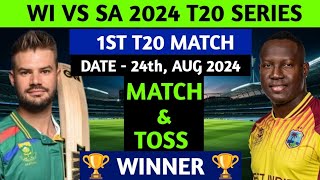 WI vs SA | WI VS SA 2024 T20 | 1ST Match | Westindies VS South Africa | Wi Vs Sa Prediction