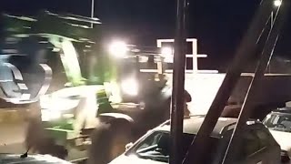 FARMERS BLOCK DOVER PORT.Overnight.Support the Farmers.