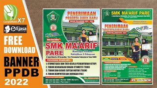 Free Download 2 Desain Banner PPDB SMK