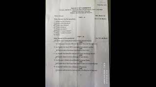 6th semester International Finance previous year question paper Ou |Ou IF 6th sem|