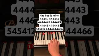 the boy is mine // follow my ig: jessnotes123 #piano #pianotutorial #pianomusic #arianagrande