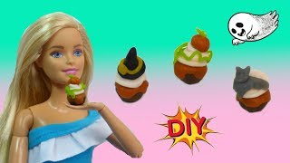 Как сделать капкейки для кукол на Хэллоуин DIY