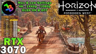 Horizon Forbidden West | RTX 3070 | R7 5800X3D | 4K - 1440p - 1080p | Max Settings | DLSS ON & OFF