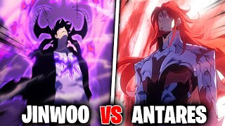 JINWOO VS ANTARES🔥( Monarch of Destruction ) | THE FINALE BATTLE of Solo Leveling | Hindi