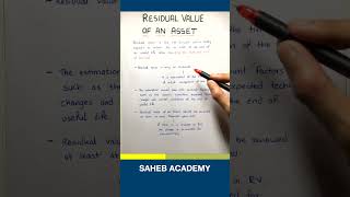 What is Residual Value of an Asset?