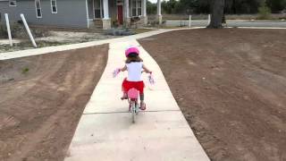 Libby first bike ride weekend