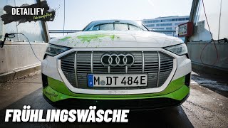 Autowäsche im Frühling Detailify Anleitung