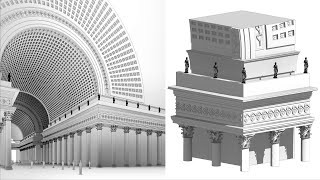 MODELING AN ANCIENT TEMPLE IN REVIT / COMPLETE TUTORIAL / 3 IN 1