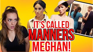 TEN TIMES MEGHAN MARKLE FORGOT MANNERS EXISTED! #meghanmarkle #sussex #princeharry #royalfamily