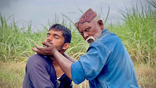 ASMR HEAD AND BACK MASSAGE BY PAKISTANI BABA KALLU RELAX MASSAGE || ASMR ARM HEAD & BACK MASSAGE 💆