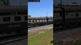 CSX1,2&3 going thru Cordele, GA (VRF) weird way to put the OCS Train but i think it’s cool