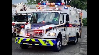 Teaneck Ambulance 75 Responding (Q-SIREN)