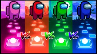 Among Us 🆚️ Among Us 🆚️ Among Us 🆚️ Among Us - Tiles Hop EDM Rush || Who is Winner 🏆 ?