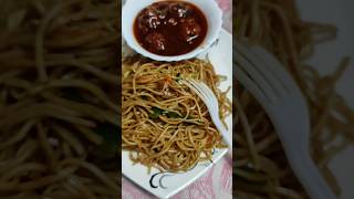 best chinese combo chowmein manchurian 😋 #shorts #noodles #chowmein #streetfood #foodie #bf #ytshort