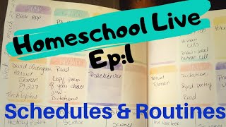 Homeschool Live | Ep 1 | Schedules And Routines | Full Time RV Living