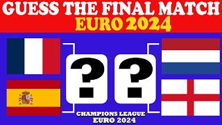 Guess The Champion League Match EURO 2024🔥🏆| EURO FOOTBALL QUIZ 2024⚽️🏅