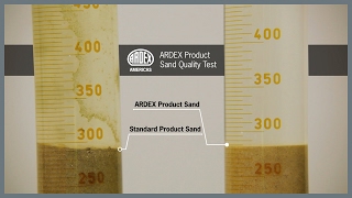 ARDEX Product Sand Quality Comparison