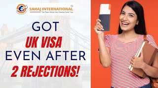 GOT UK VISA EVEN AFTER 2 REJECTIONS! | SAHAJ INTERNATIONAL | BEST VISA CONSULTANT | VADODARA