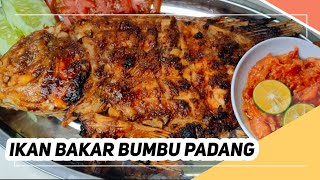 CARA MENGOLAH IKAN BAKAR BUMBU PADANG , MASAK GAMPANG MENGGUNAKAN KOMPOR