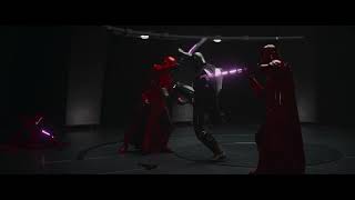 The mandalorian Vs Gideon´s praetorian guard.