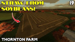 We got straw from SOYBEANS! - Thornton Farm Ep 19 - Farming Simulator 22