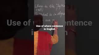 Use of where sentence in English #english #where #grammer #sentence