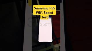 Samsung F55 WiFi Speed Test 🚀📱 | #SamsungF55 #WiFiTest #SpeedTest #TechShorts #shorts #youtubeshorts