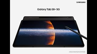 Samsung Galaxy Tab S8+ 5G LTE 12.4” | 128GB Storage, Wi-Fi 6E, Ultra Wide Camera, S Pen Included,