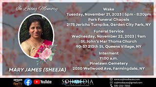 VIEWING | MARY JAMES (SHEEJA)