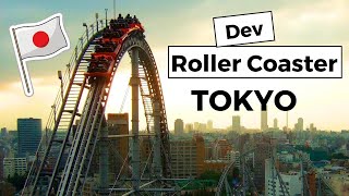 Tokyo'da Dev Roller Coastera Bindim