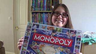 Disney Monopoly unboxing.