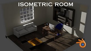 BLENDER'DA İZOMETRİK ODA MODELLEME // BLENDER ISOMETRIC ROOM MODELING