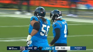 Pinero Makes GW 36-yd FG In OT - GIANTS vs PANTHERS @ GERMANY - 2024-25 NFL SEASON WEEK 10