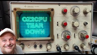 Gould Advance Instruments OS 250B Oscilloscope 2ch 15Mhz 1978 test teardown