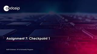 Assignment 7:  Checkpoint 1:  Validating branch instructions